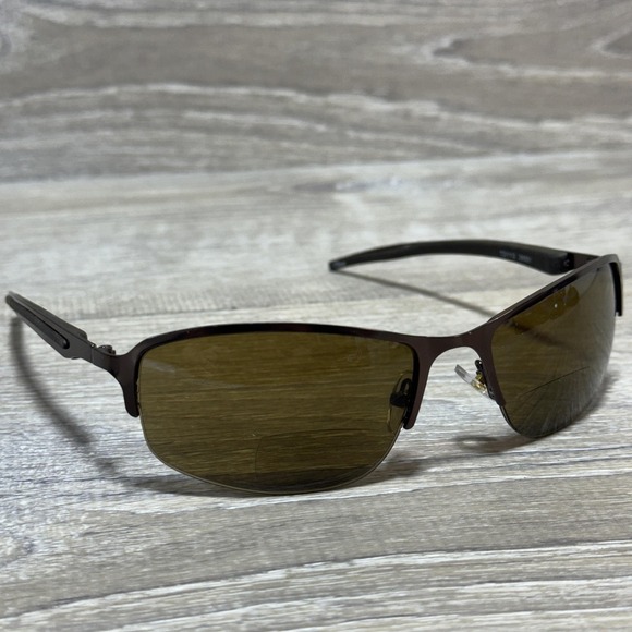 Design Optics Other - Design Optics Sunglasses Frames Brown Semi-Rimless 60-19-130 Frames Only TD1112